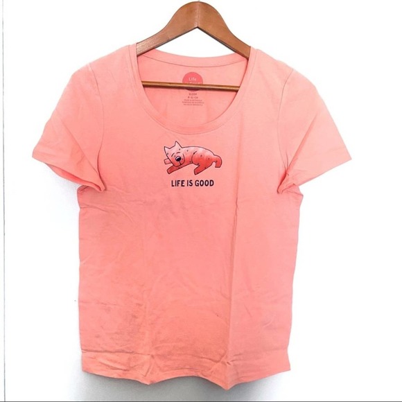 Life is Good | Snuggle Dog Sleep Tee NWT Small - Picture 3 of 9